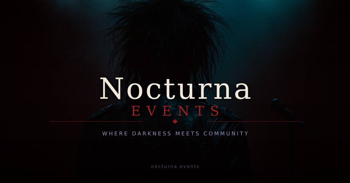 Homepage screenshot of nocturna.events